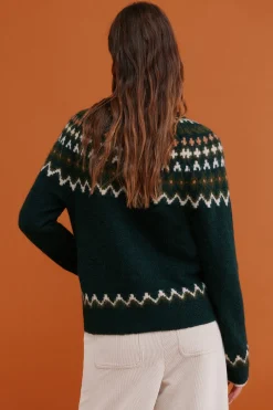 Hoss Intropia Ilma. Jersey grecas Verde Best