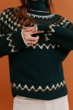 Hoss Intropia Ilma. Jersey grecas Verde Best