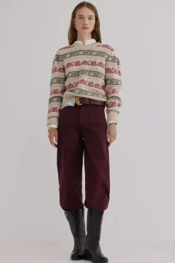 Hoss Intropia Irene. Jersey calado Multicolor Clearance