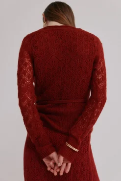 Hoss Intropia Iria. Chaqueta calada rojo Discount