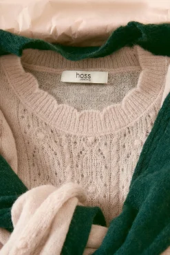 Hoss Intropia Isabella. Jersey calado Beige Online