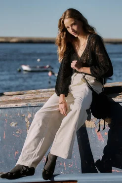 Hoss Intropia Ivy. Cárdigan calado Negro Best