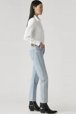 Levi's Jeans 501® Crop Azul Sale