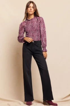 Slowlove Jeans abertura bajo Gris oscuro Outlet