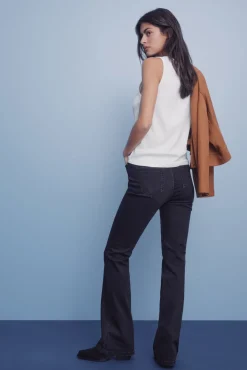 Springfield Jeans bootcut negro Clearance