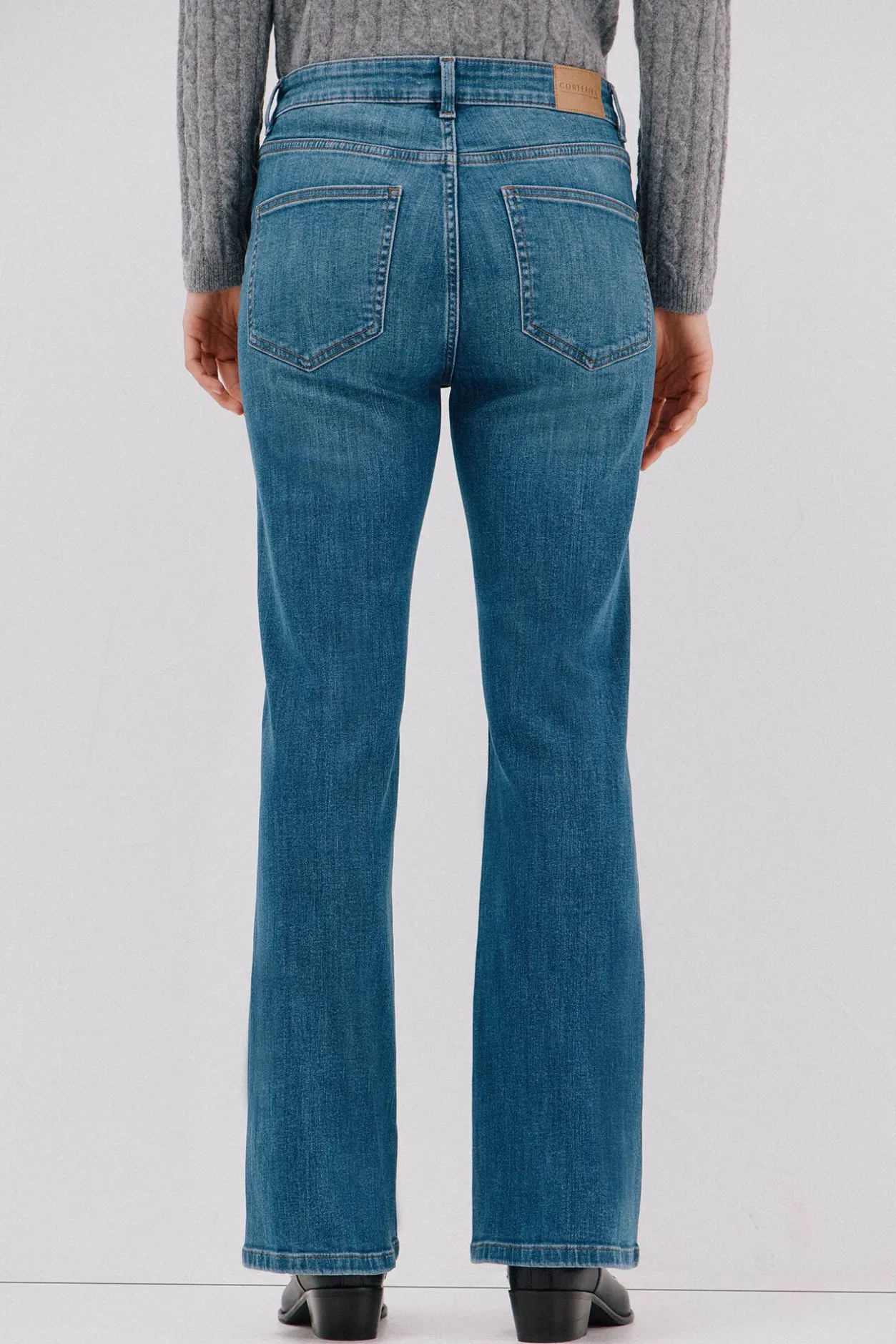 Cortefiel Jeans campana Azul Outlet