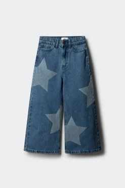 Springfield Kids Jeans denim culotte ESTRELLAS niña azul Sale
