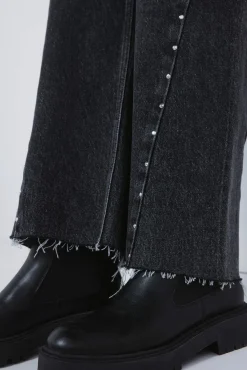 Springfield Kids Jeans denim culotte TACHAS niña gris Outlet