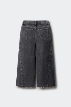 Springfield Kids Jeans denim culotte TACHAS niña gris Outlet