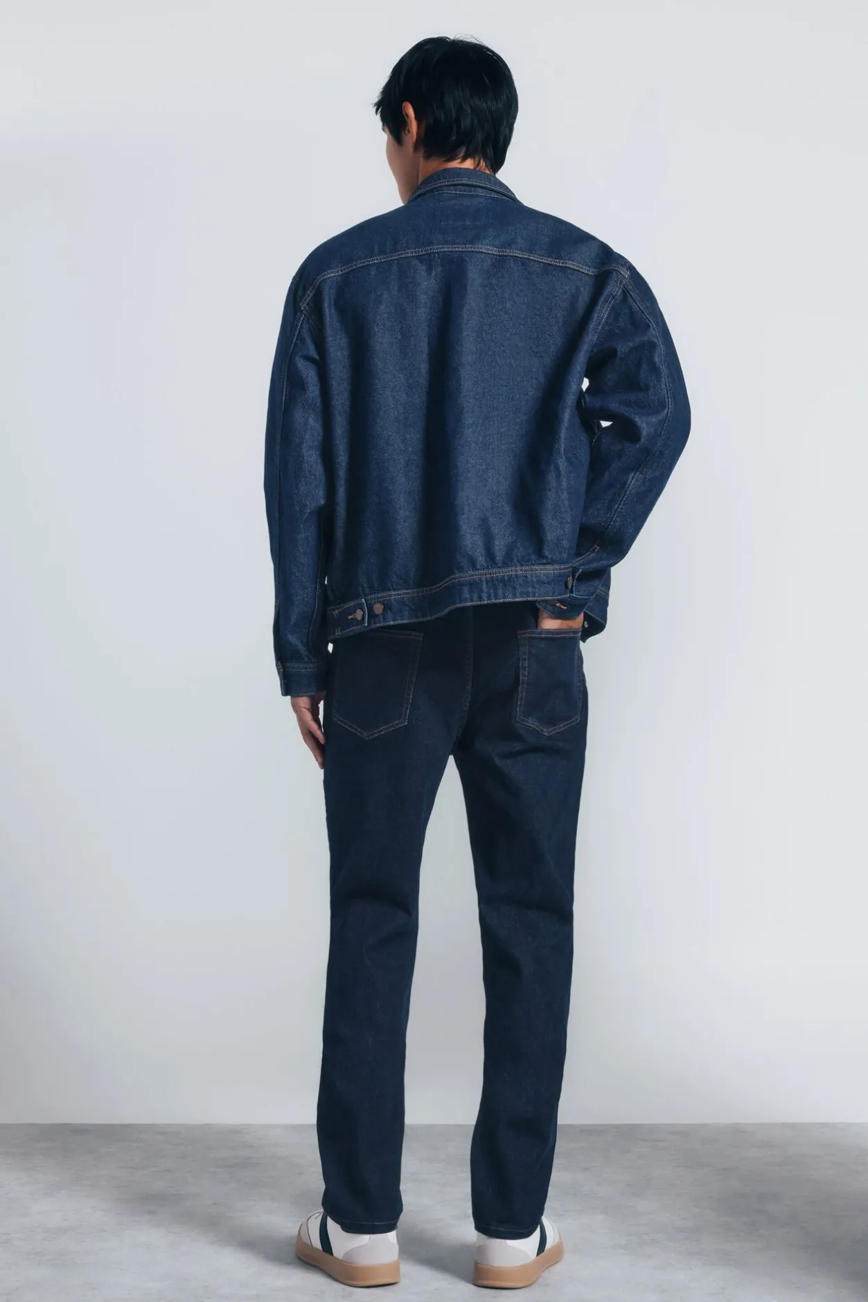 Springfield Jeans desencolado slim fit azul New