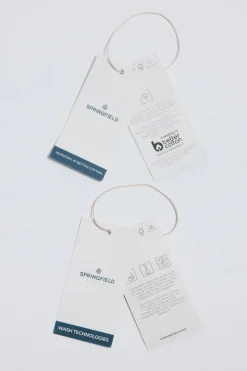 Springfield Jeans desencolado slim fit azul New