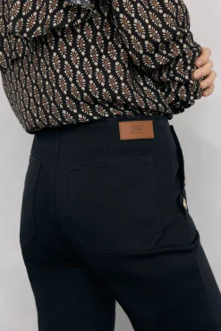 Pedro del Hierro Jeans flare full length Negro New