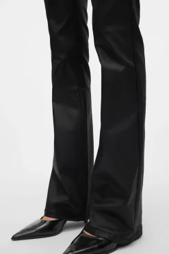 Vero Moda Jeans flared de mujer efecto polipiel Negro Outlet