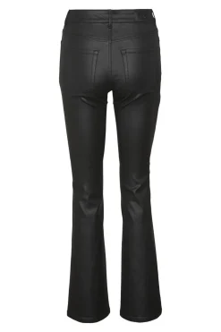 Vero Moda Jeans flared de mujer efecto polipiel Negro Outlet