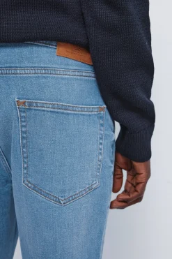 Springfield Jeans lavado medio slim fit azul Outlet