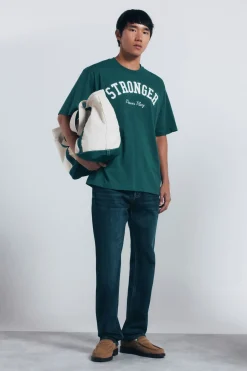 Springfield Jeans lavado oscuro regular fit turquesa Best