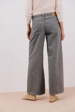 Cortefiel Jeans long palazzo Gris oscuro Best