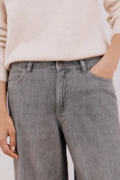 Cortefiel Jeans long palazzo Gris oscuro Best