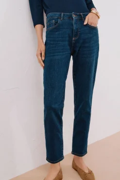 Cortefiel Jeans mom Azul Hot