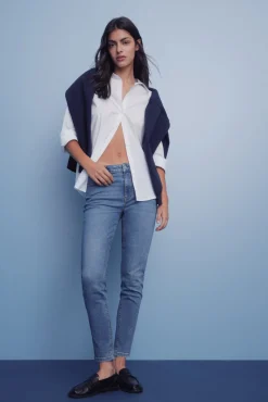 Springfield Jeans Push up azul Sale