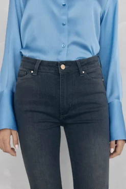 Pedro del Hierro Jeans push up flare Gris New