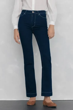 Pedro del Hierro Jeans push up flare Azul Discount