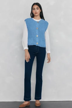 Pedro del Hierro Jeans push up flare Azul Discount