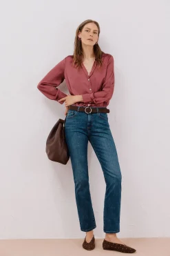 Cortefiel Jeans rectos Azul Outlet