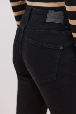 Cortefiel Jeans rectos Negro