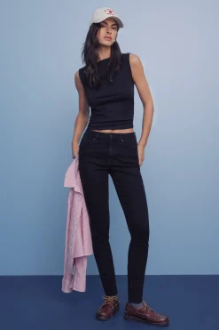 Springfield Jeans skinny negro Online