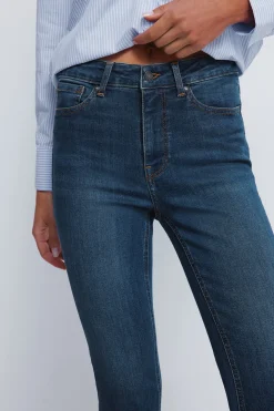 Springfield Jeans slim cropped azul Online