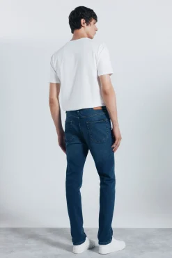 Springfield Jeans sobretintado skinny fit turquesa Online