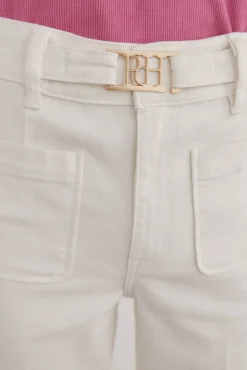 Pedro del Hierro Jeans stove pipe cropped Crudo Clearance