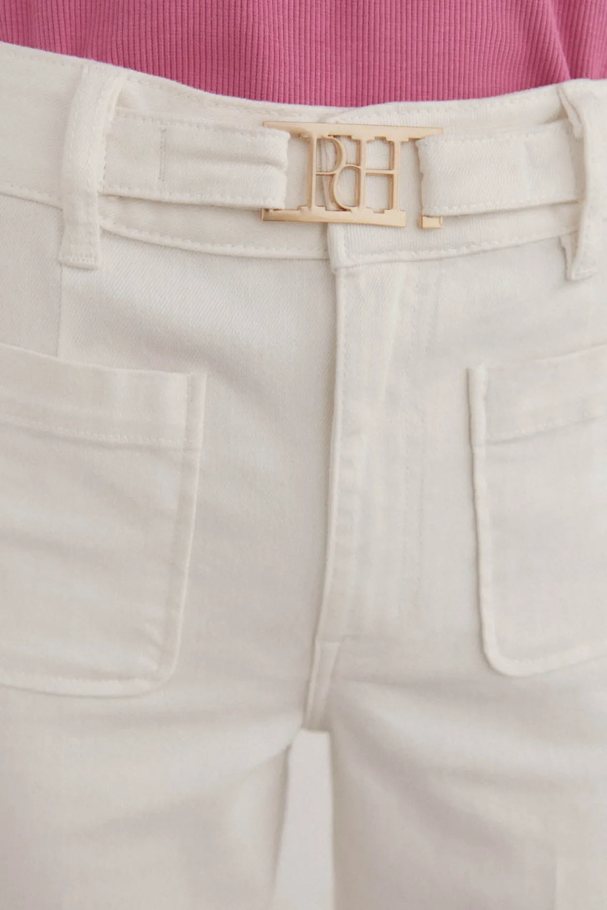 Pedro del Hierro Jeans stove pipe cropped Crudo Clearance
