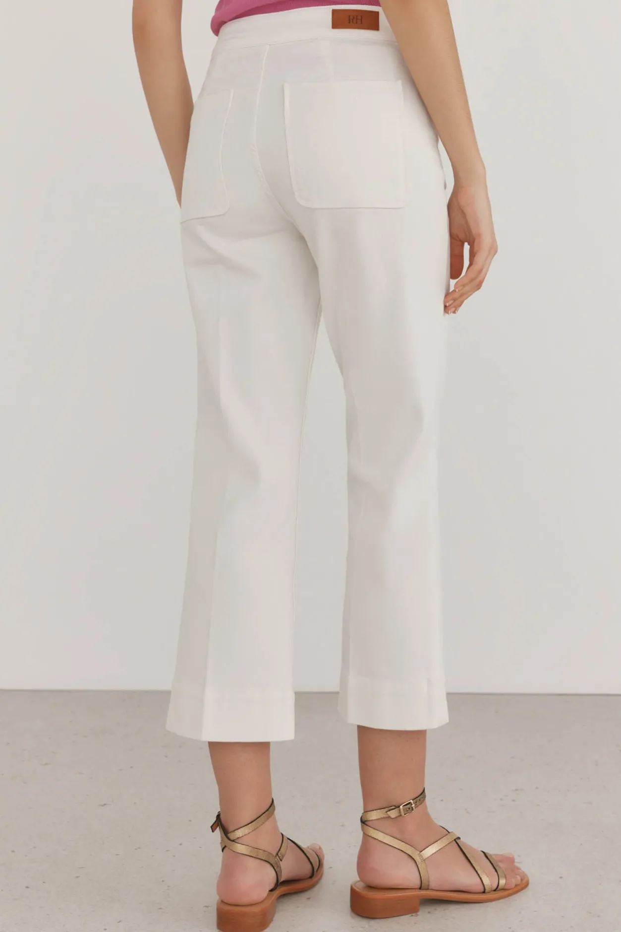 Pedro del Hierro Jeans stove pipe cropped Crudo Clearance