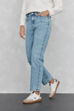 Pedro del Hierro Jeans straight basic Azul Online