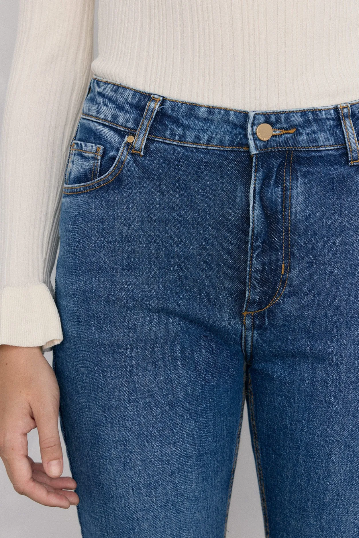 Pedro del Hierro Jeans straight basic Azul Outlet
