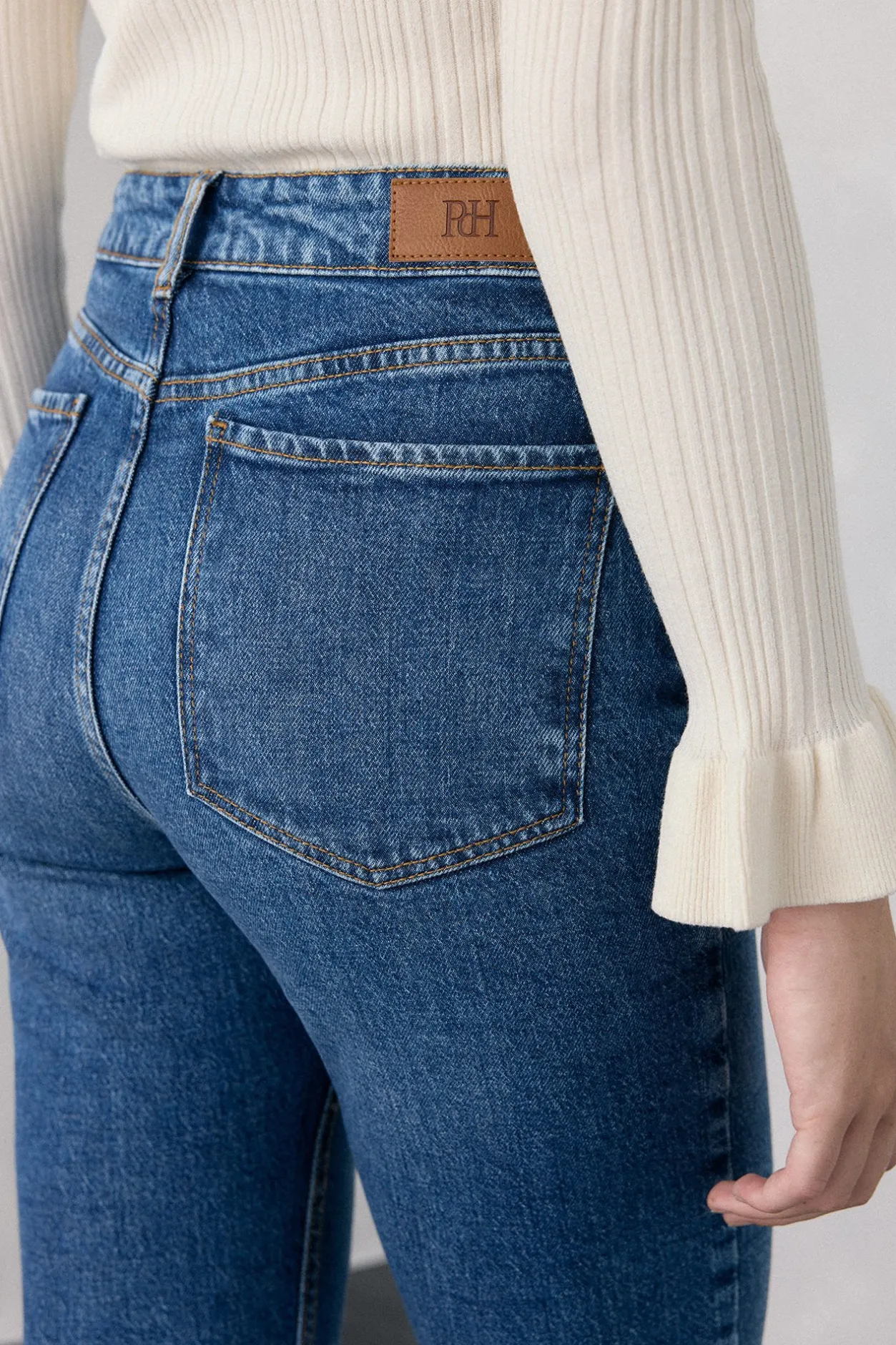Pedro del Hierro Jeans straight basic Azul Outlet