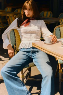 Springfield Jeans super flare comfort azul