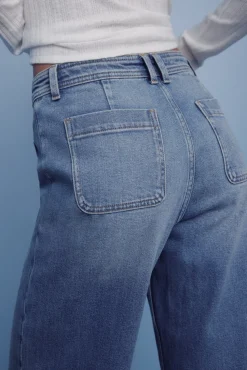 Springfield Jeans super flare comfort azul