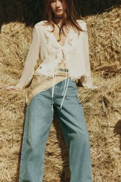 High Spirits Jeans Twist azul Clearance