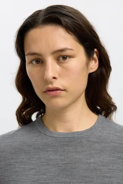 Selected Jersey 100% lana merino. Gris Best