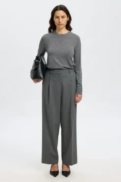 Selected Jersey 100% lana merino. Gris Best