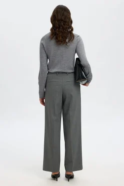 Selected Jersey 100% lana merino. Gris Best