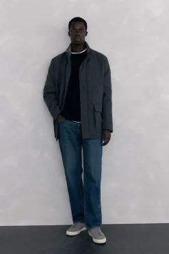 Pedro del Hierro Jersey algodón y cashmere Negro