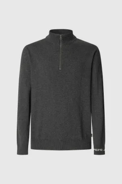Pepe Jeans Jersey Andre cremallera gris Best