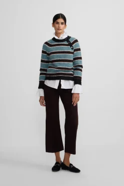 Silbon Jersey botones rayas Multicolor Best