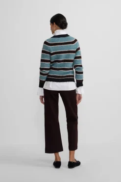 Silbon Jersey botones rayas Multicolor Best