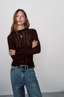 High Spirits Jersey Brune marr&oacute;n Discount