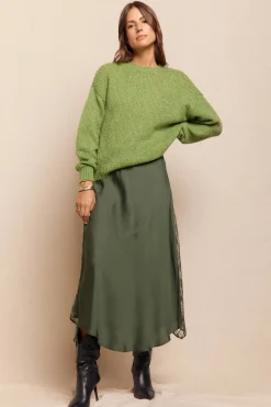 Slowlove Jersey básico Verde Discount